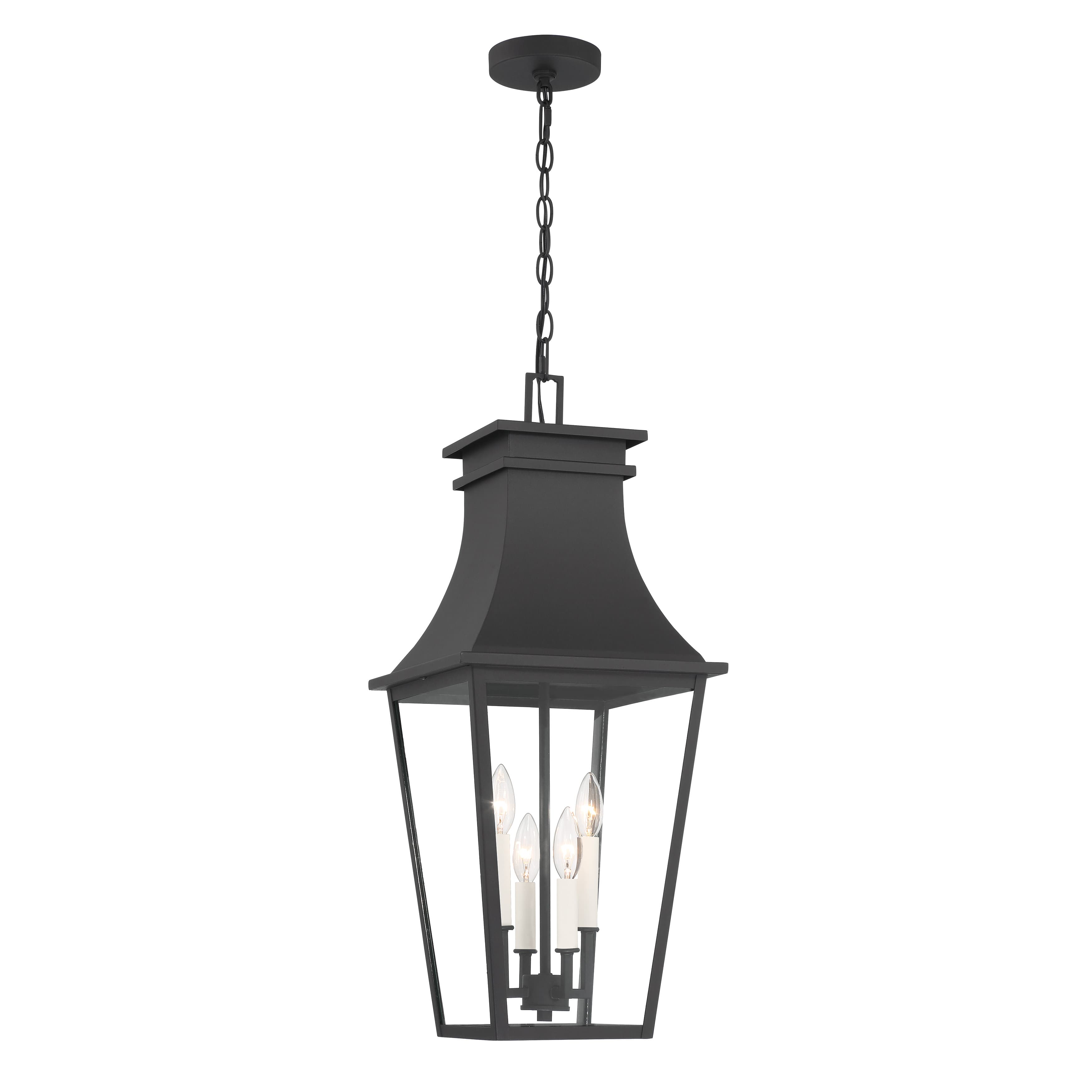 Ralph 4 Light Outdoor Hanging Lantern in Sand Coal-img-1