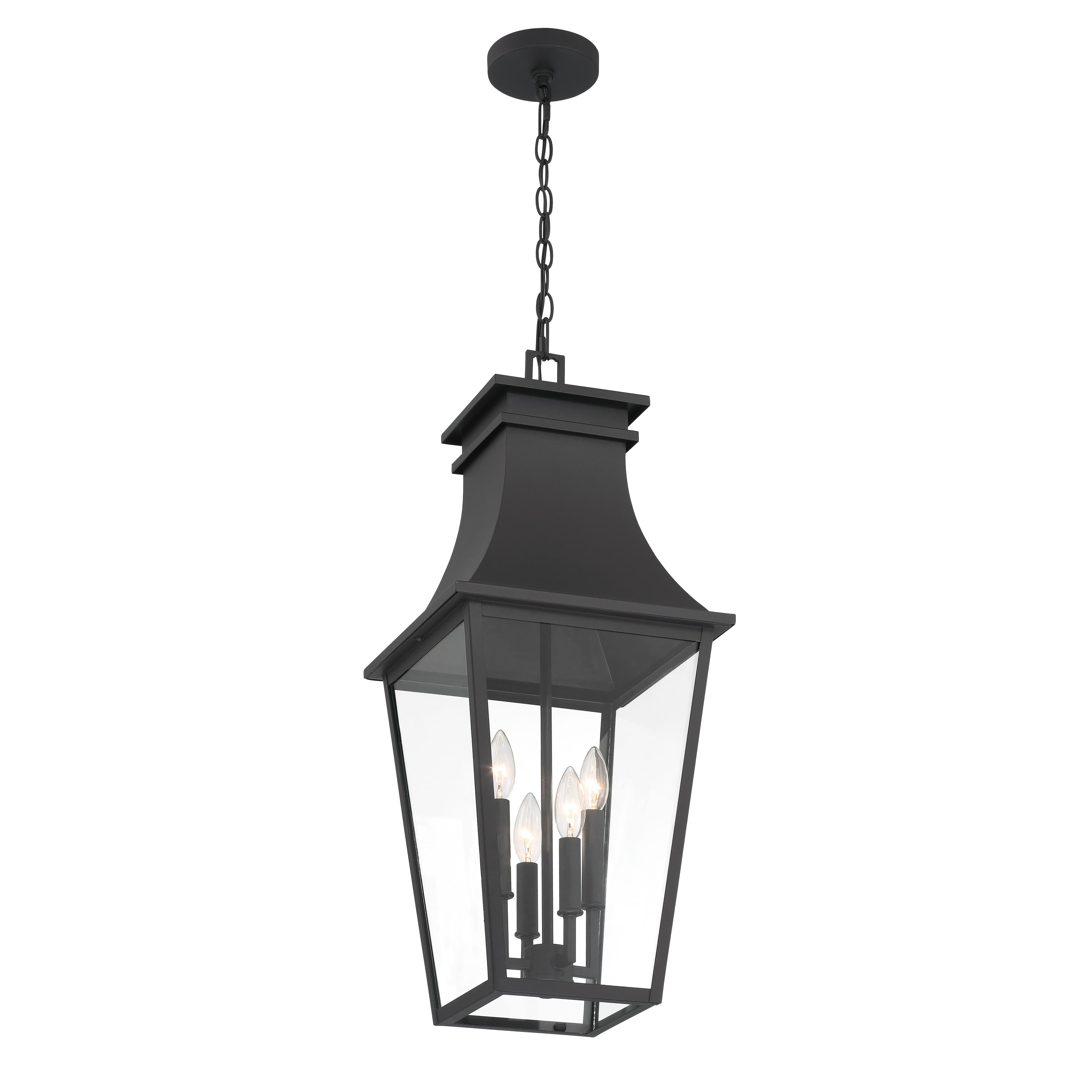 Ralph 4 Light Outdoor Hanging Lantern in Sand Coal-img-3