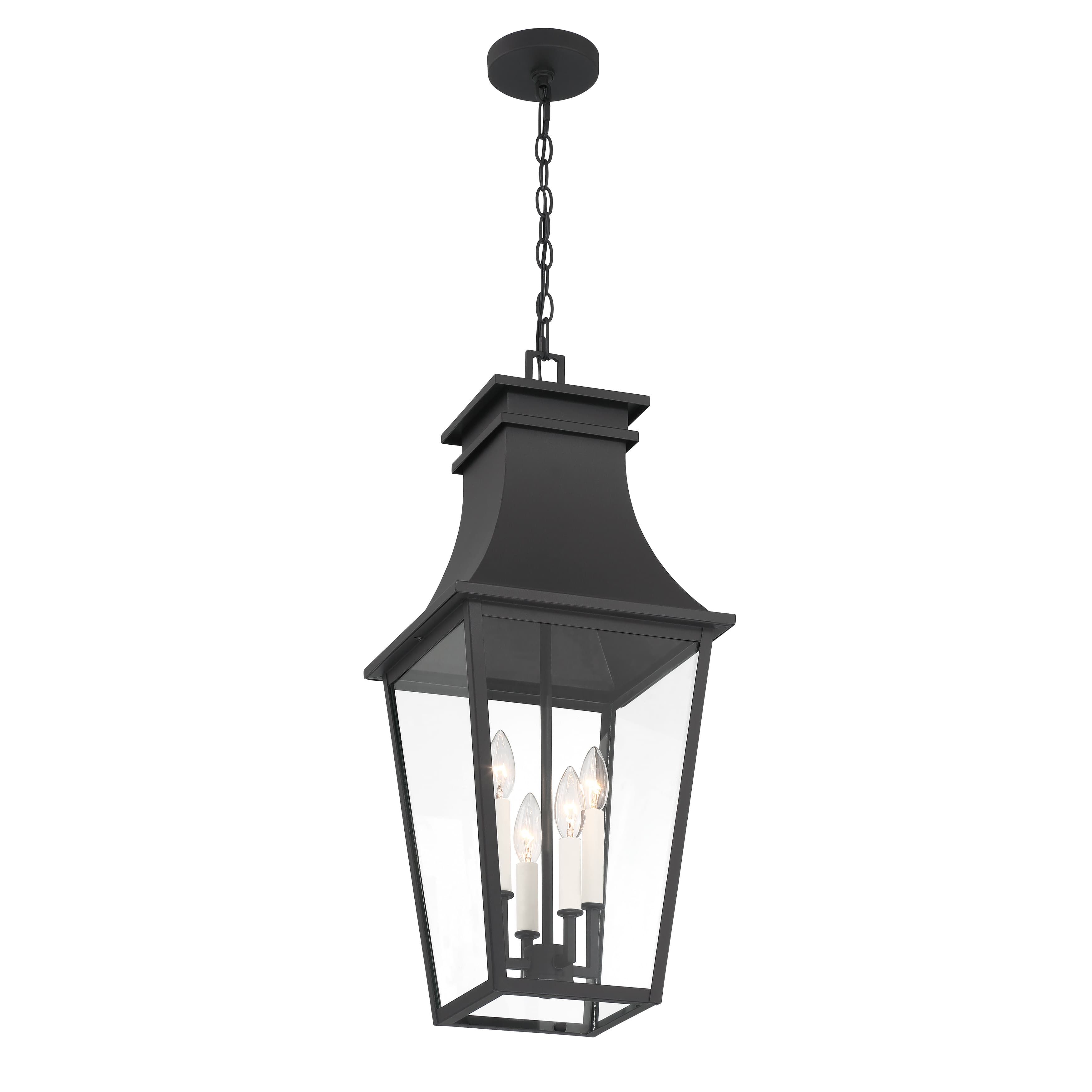 Ralph 4 Light Outdoor Hanging Lantern in Sand Coal-img-4