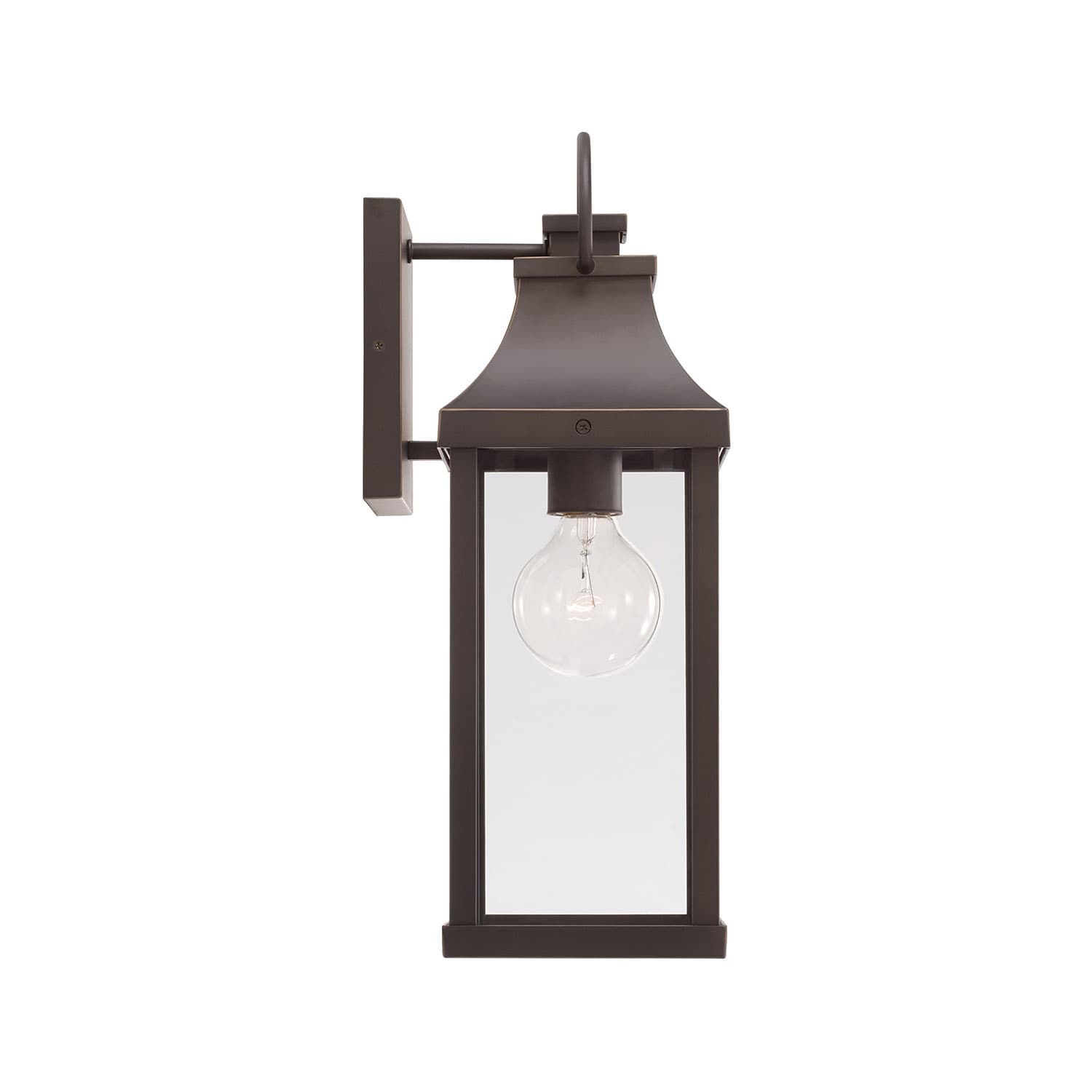 Cole 1 Light Outdoor Wall Lantern in Oiled Bronze-img-5