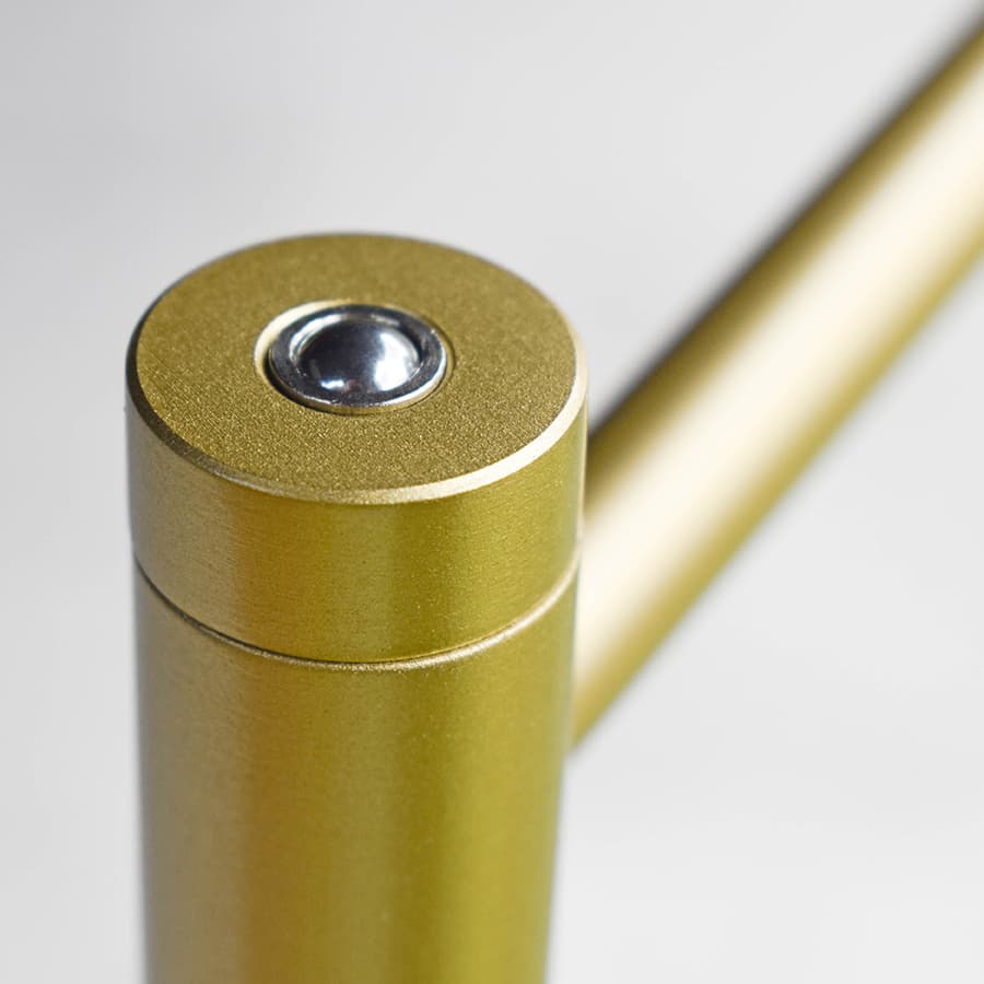 Plano LED Floor Lamp in Satin Brass-img-4