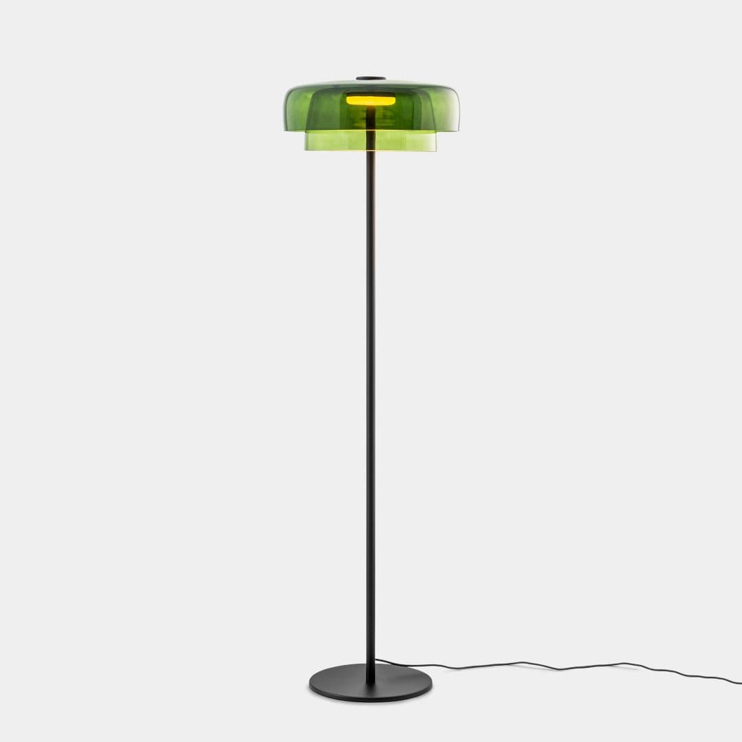 Lark 2 Shade Floor Lamp - 42 cm in Green-img-3