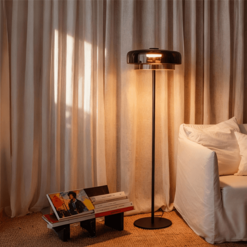 Lark 2 Shade Floor Lamp - 42 cm in Fume-img-1