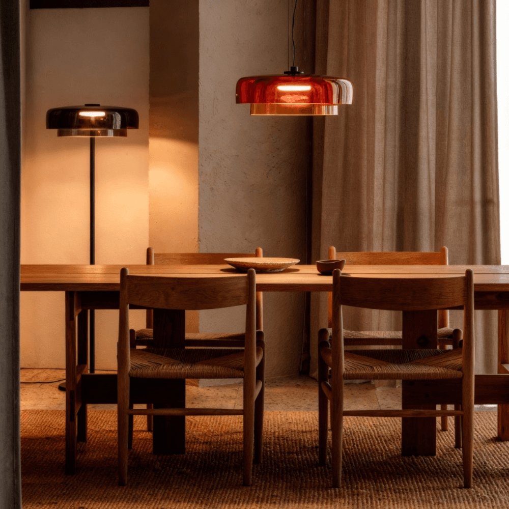 Lark 2 Shade Floor Lamp - 42 cm in Fume-img-2