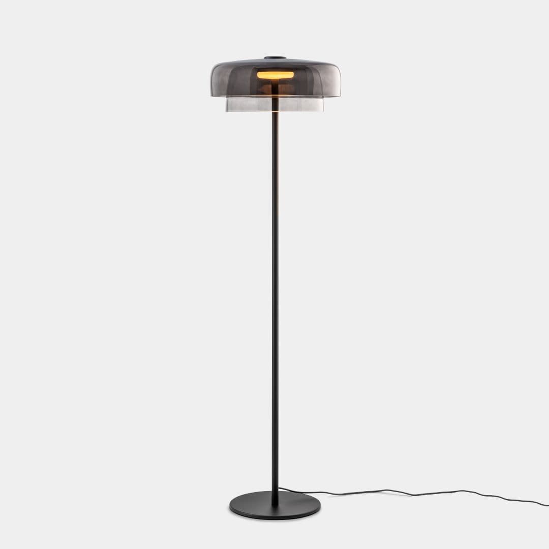 Lark 2 Shade Floor Lamp - 42 cm in Fume-img-5