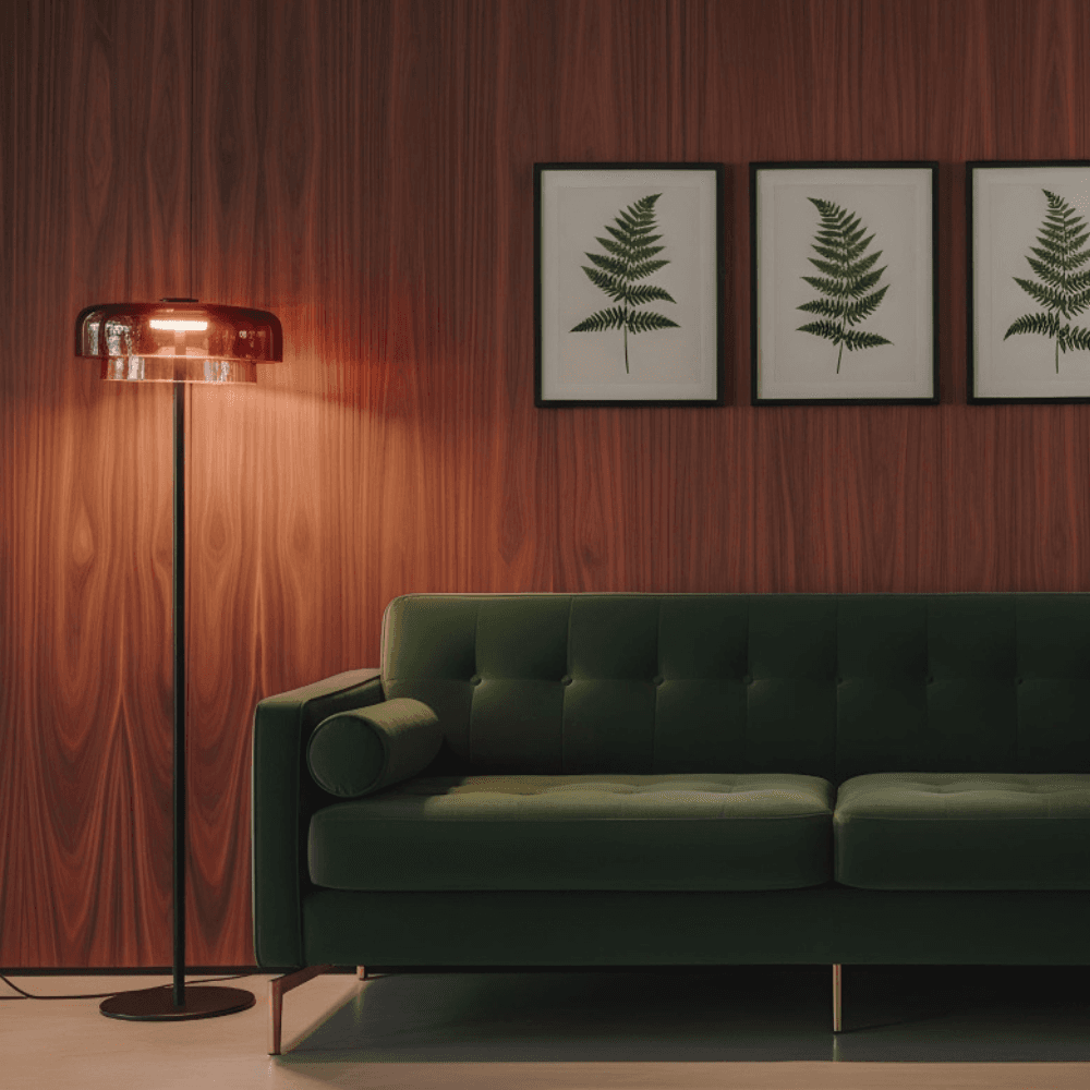 Lark 2 Shade Floor Lamp - 42 cm in Amber-img-3