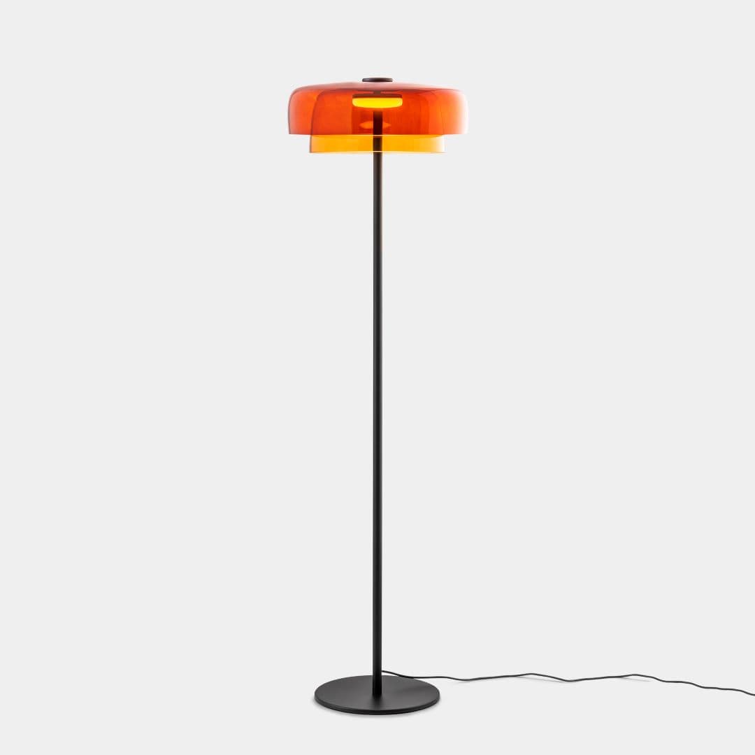 Lark 2 Shade Floor Lamp - 42 cm in Amber-img-4