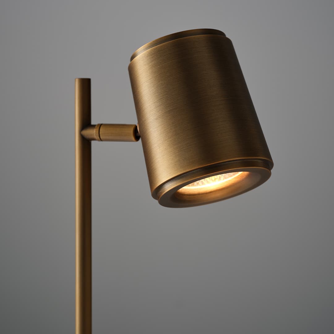 Burton LED Table Lamp in Aged Brass-img-2