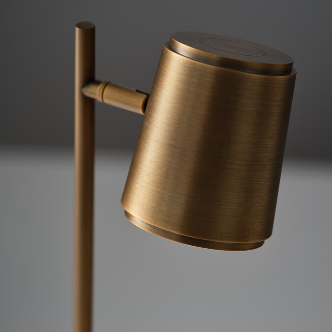Burton LED Table Lamp in Aged Brass-img-3