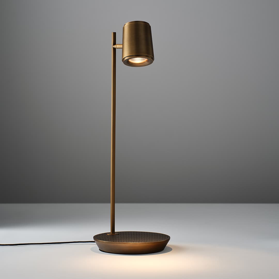 Burton LED Table Lamp in Aged Brass-img-6