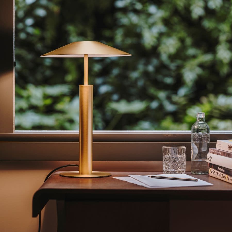 Henri LED Table Lamp in Matte Gold-img-3