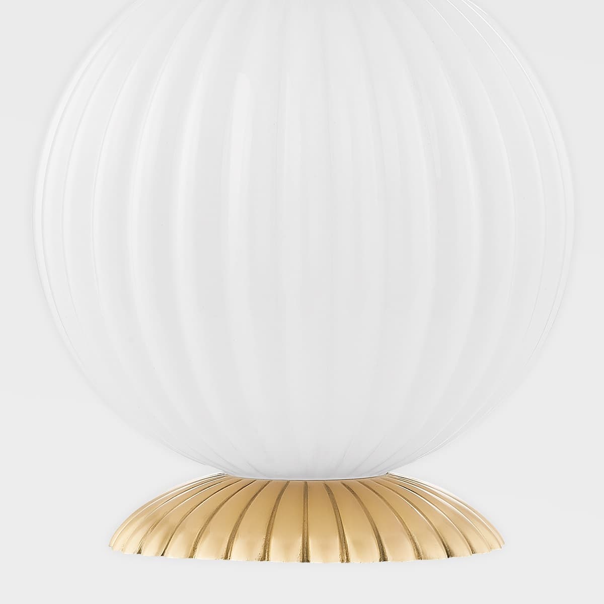 Viva Table Lamp in Aged Brass & White-img-3