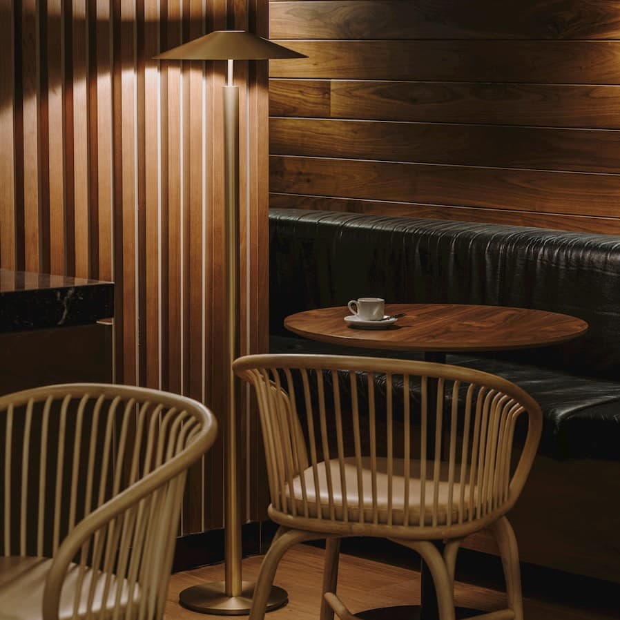 Henri LED Floor Lamp in Gold-img-1