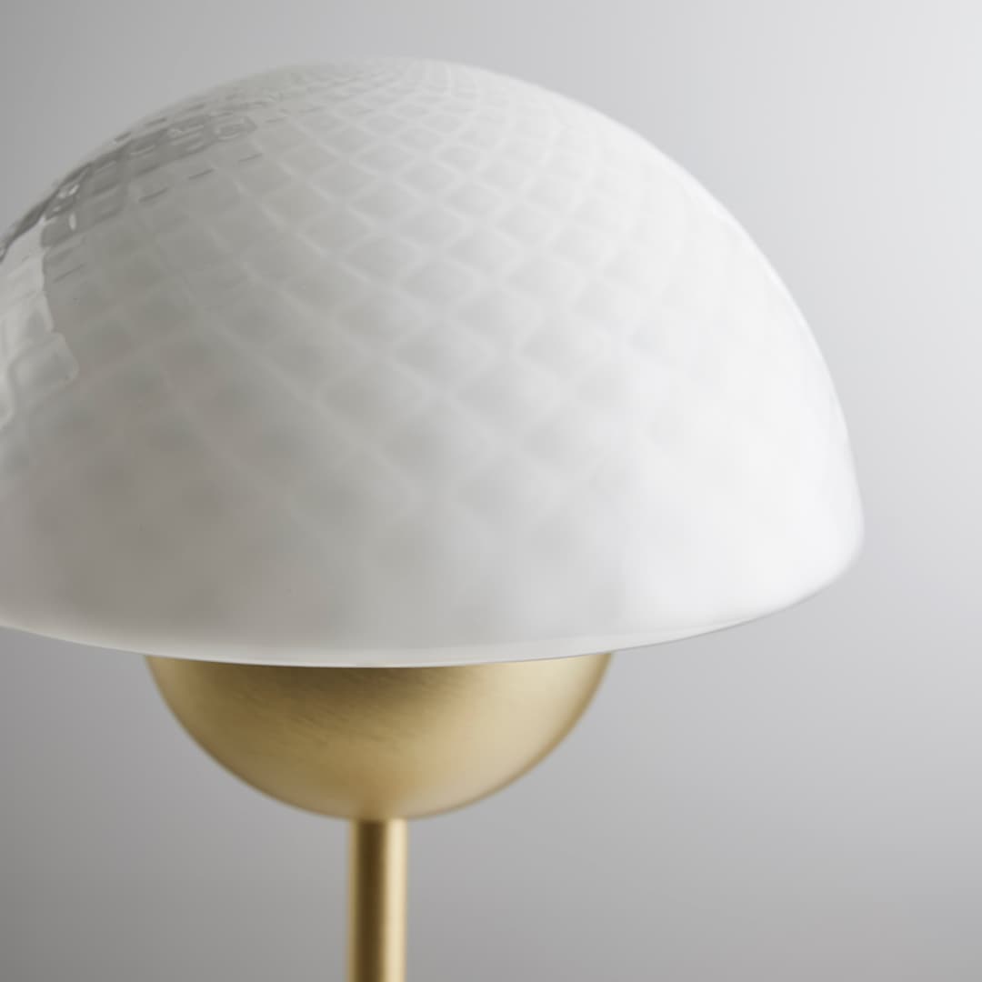 Fia Table Lamp in Brushed Gold & White Glass-img-3