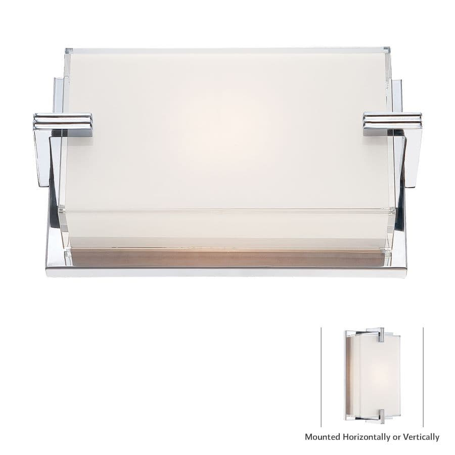 Reed 1 Light Art Deco Wall Light in Polished Chrome-img-5