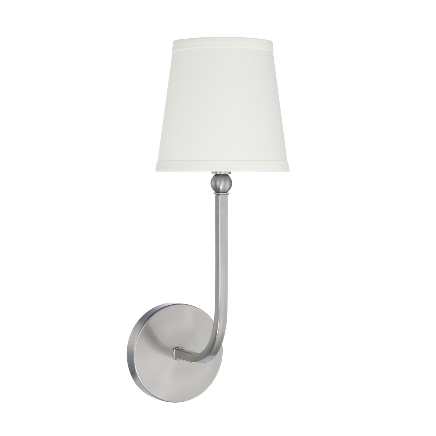 Peyton 1 Light Wall Light in Brushed Nickel-img-1