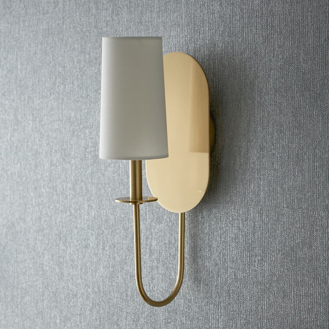 Audrina 1 Light Wall Light in Aged Brass-img-2