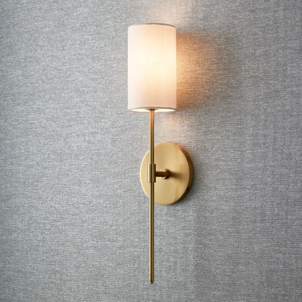 Haven 1 Light Wall Light in Aged Brass-img-1