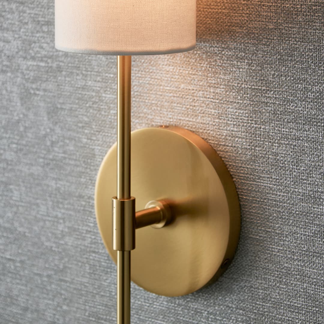 Haven 1 Light Wall Light in Aged Brass-img-3
