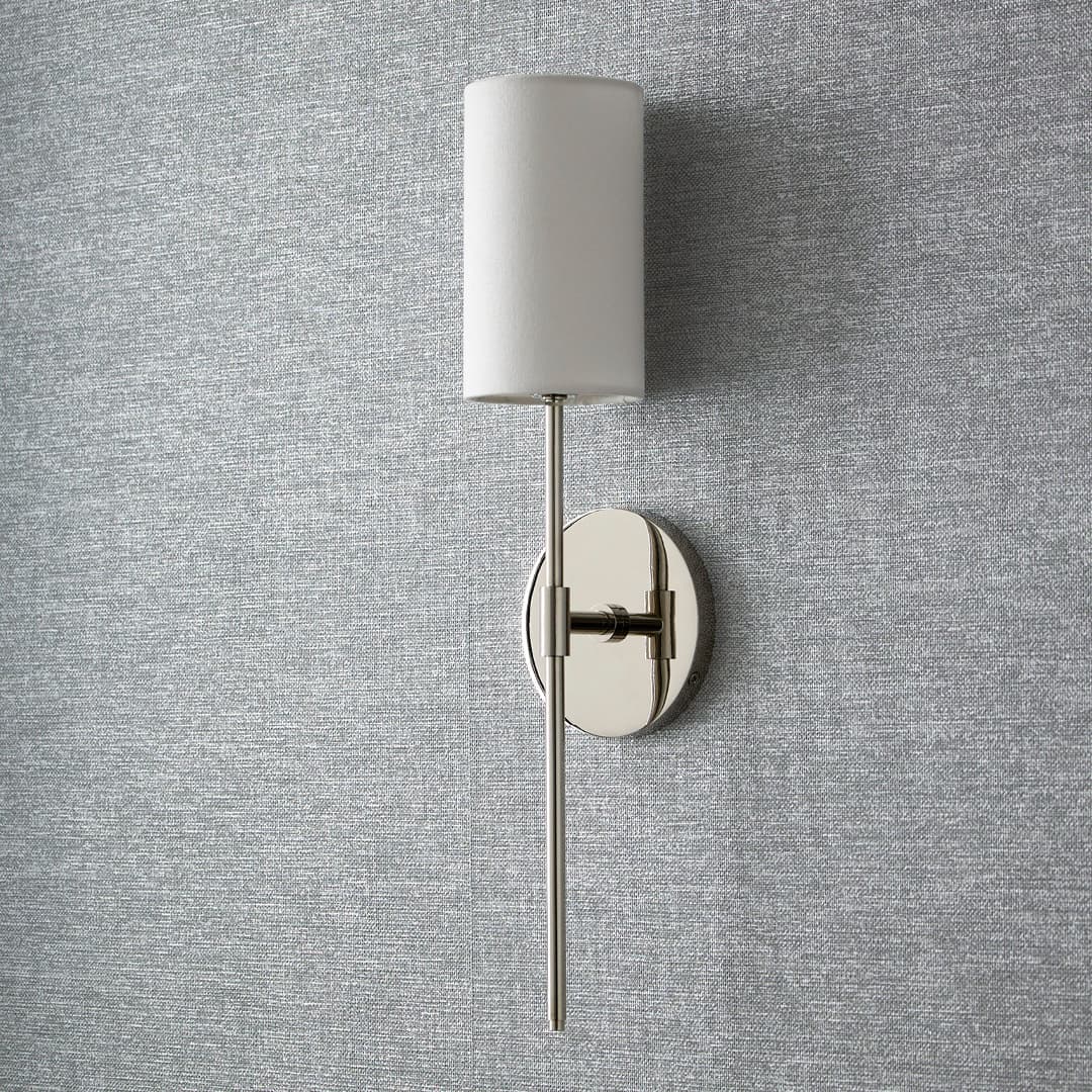 Haven 1 Light Wall Light in Polished Nickel-img-2