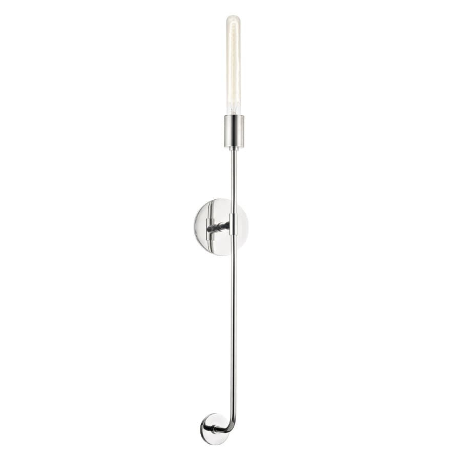 Sienna 1 Light Wall Light in Polished Nickel-img-1