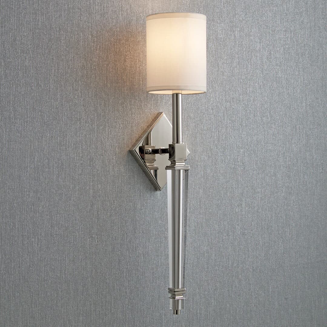 Ariana 1 Light Wall Light in Polished Nickel-img-1