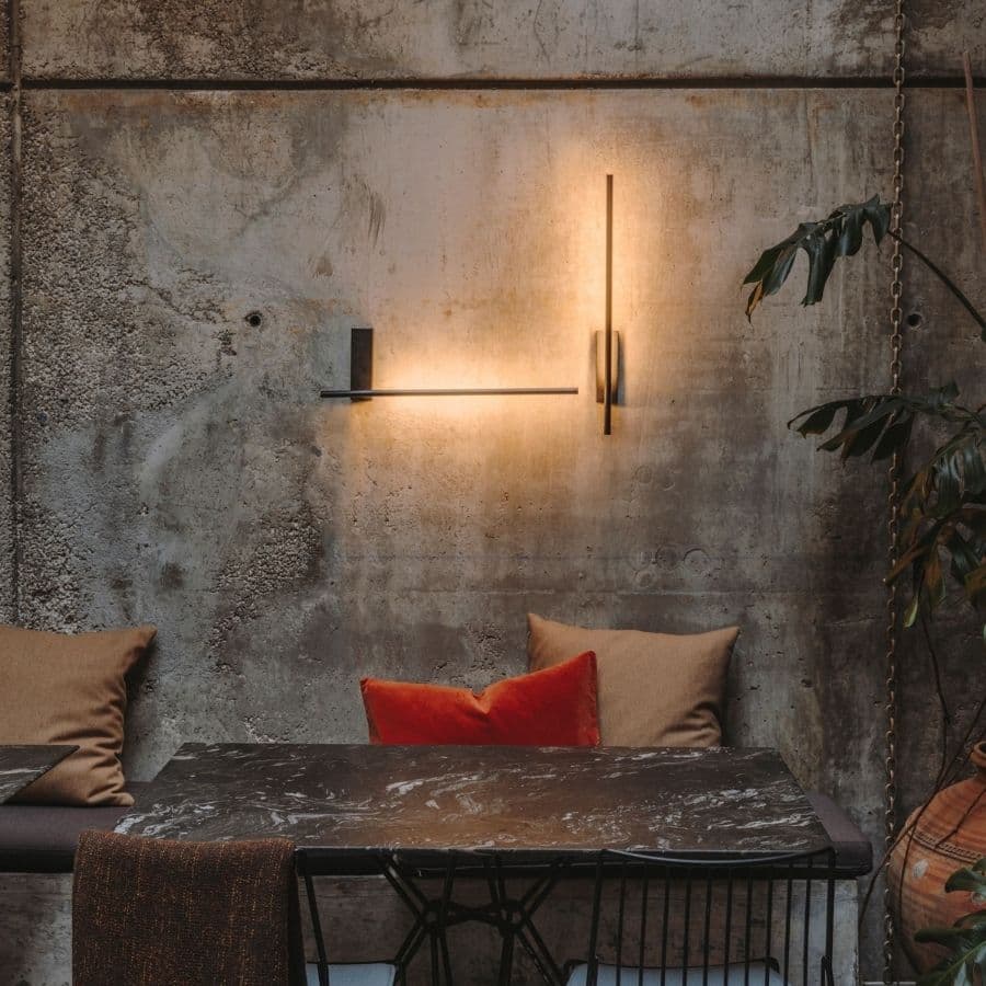 Taka LED Wall Light in Matte Black-img-1