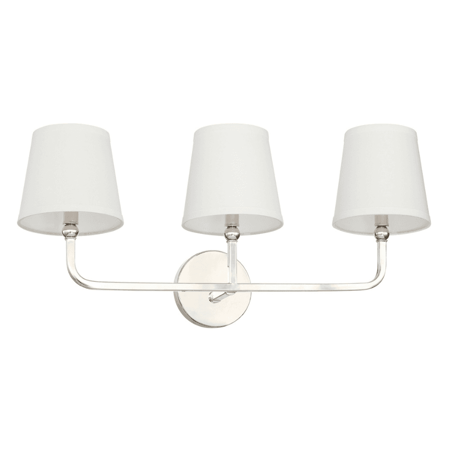 Peyton 3 Light Wall Light in Polished Nickel-img-1
