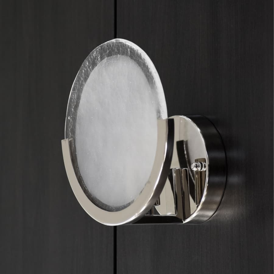Carter Wall Light in Chrome & Clear Frosted Glass-img-1