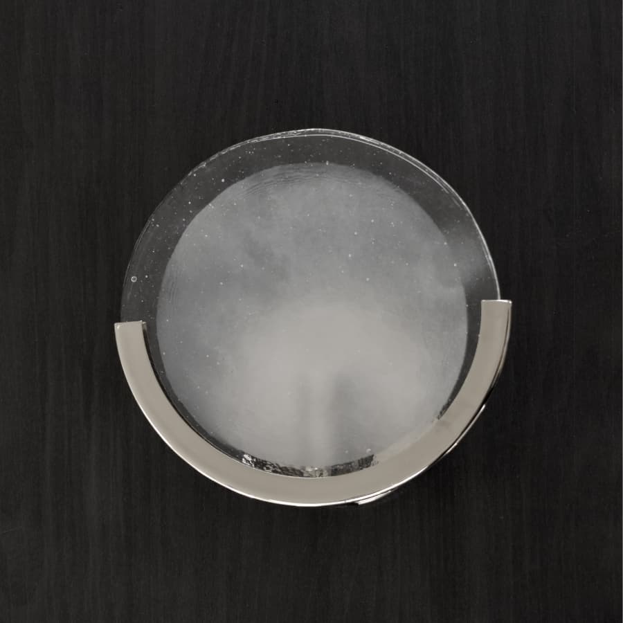 Carter Wall Light in Chrome & Clear Frosted Glass-img-5