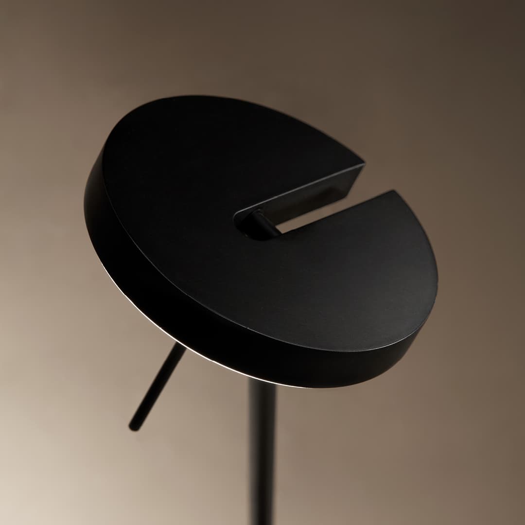 Rolla LED Reading Wall Light in Black-img-3