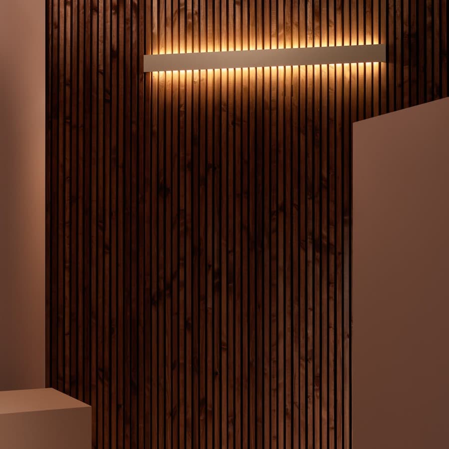 Blade LED Wall Light in Gold-img-2