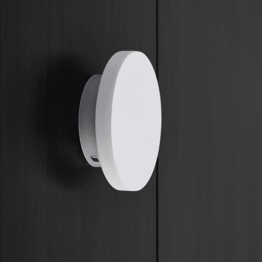 Disc LED Round Wall Light in White-img-1