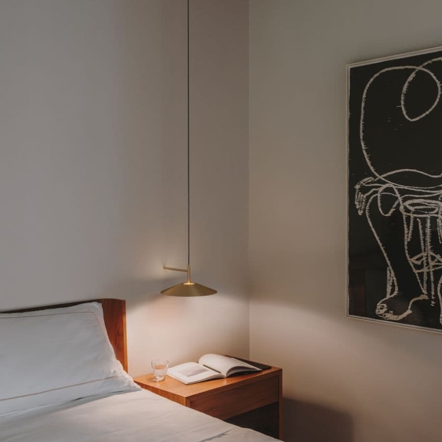 Henri LED Wall Light in Black-img-1