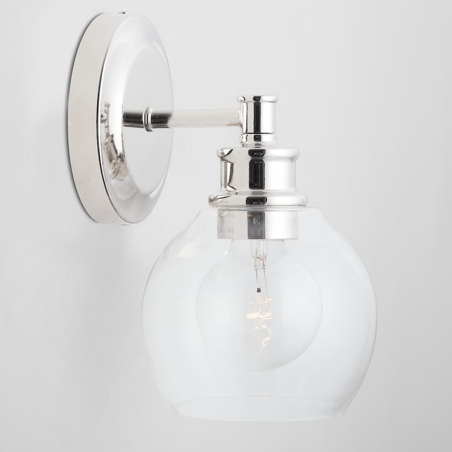 Elwood 1 Light Wall Light in Polished Nickel-img-2