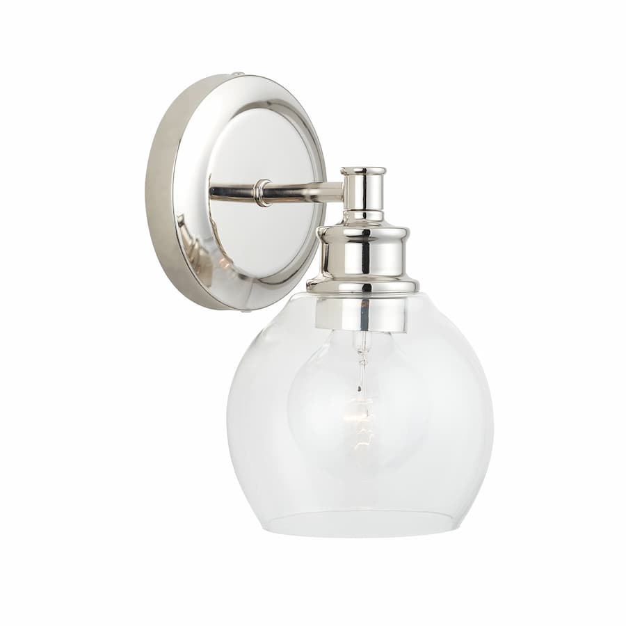 Elwood 1 Light Wall Light in Polished Nickel-img-3