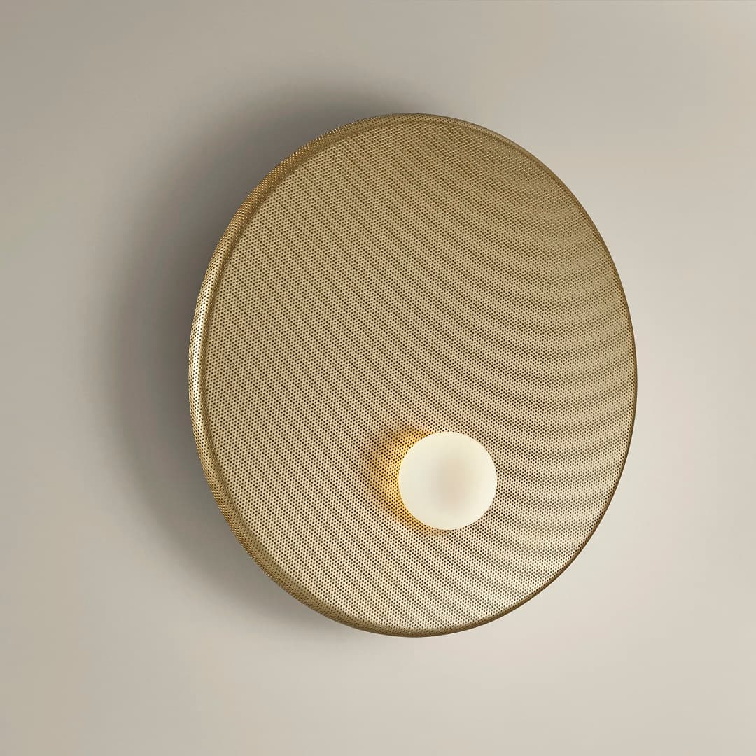 Haze Mesh Wall Light - 30cm in Gold-img-7