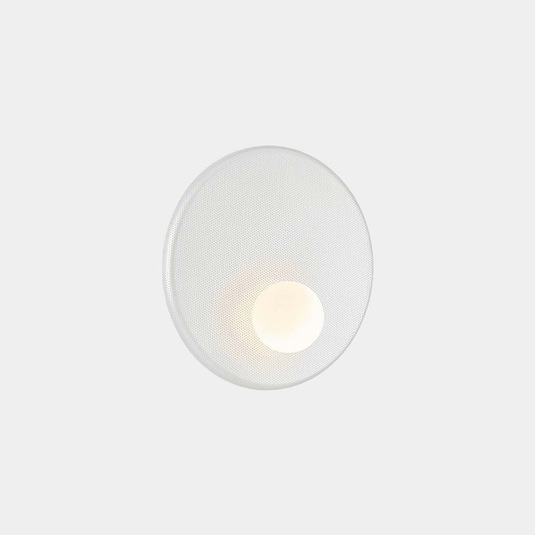 Haze Mesh Wall Light - 30cm in White-img-1