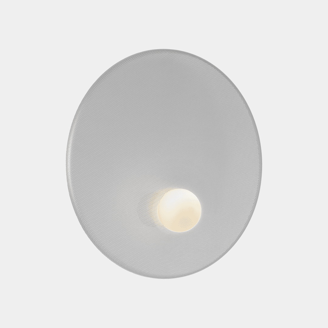 Haze Mesh Wall Light - 46cm in White-img-1