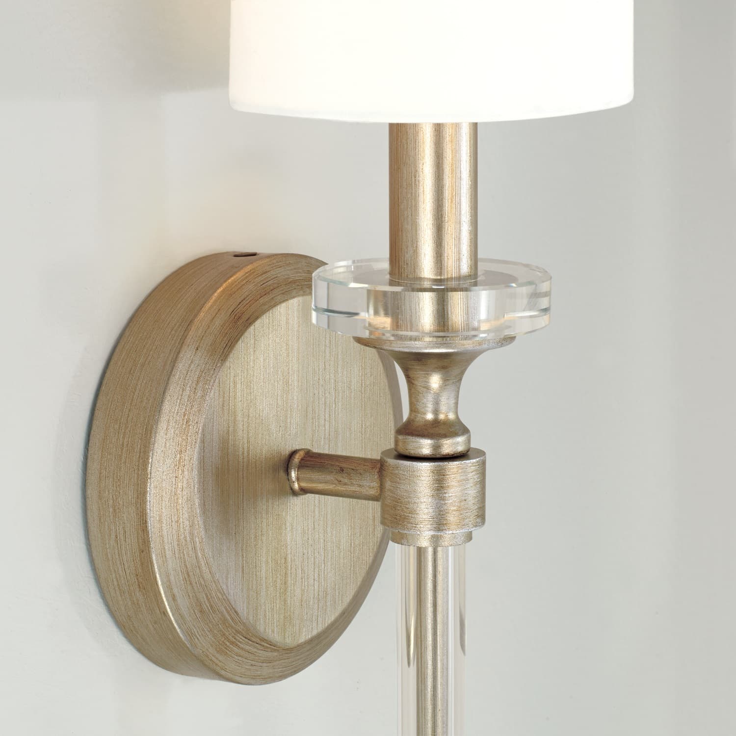 Adele 1 Light Wall Light in Brushed Champagne-img-2