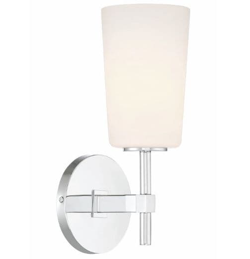 Wilson 1 Light Wall Light in Polished Chrome-img-1