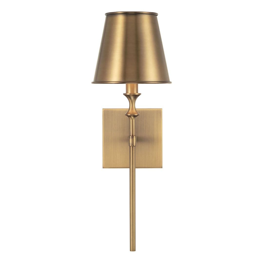 Barwon 1 Light Wall Light in Aged Brass-img-4