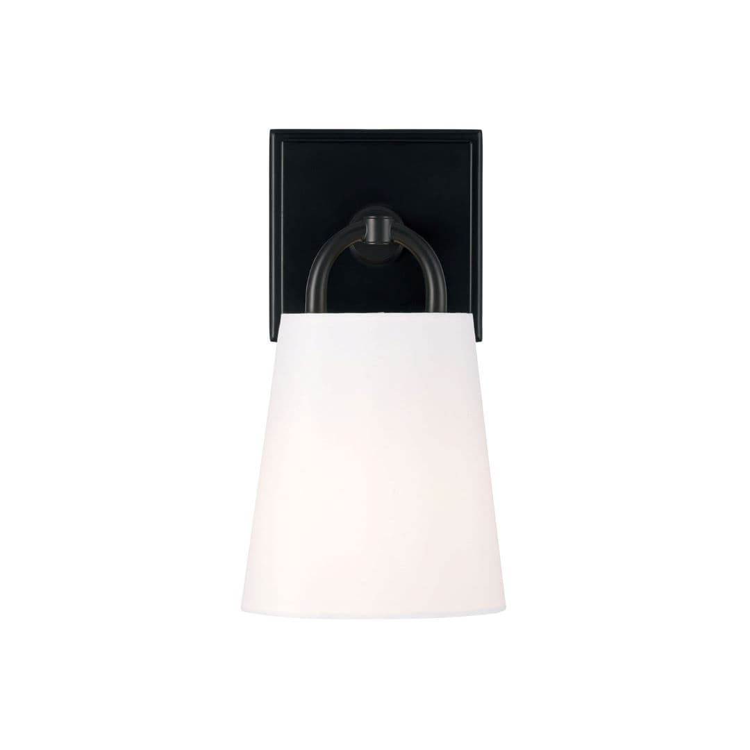 Winnie 1 Light Wall Light in Matte Black-img-3