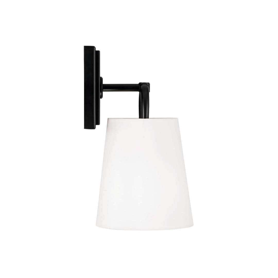 Winnie 1 Light Wall Light in Matte Black-img-5