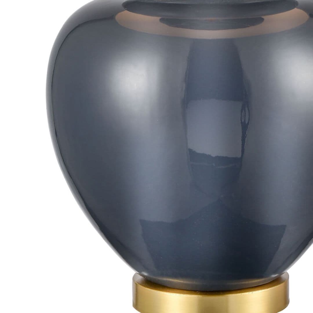Merry 1 Light Table Lamp in Honey Brass & Cyan Blue-img-4