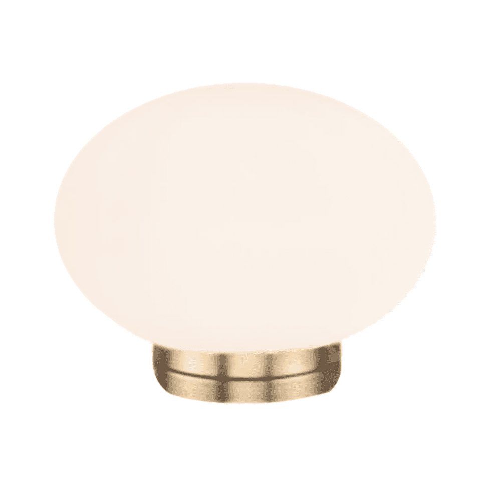 Bagno Opal Sphere Wall Light - 110mm in Satin Brass-img-2