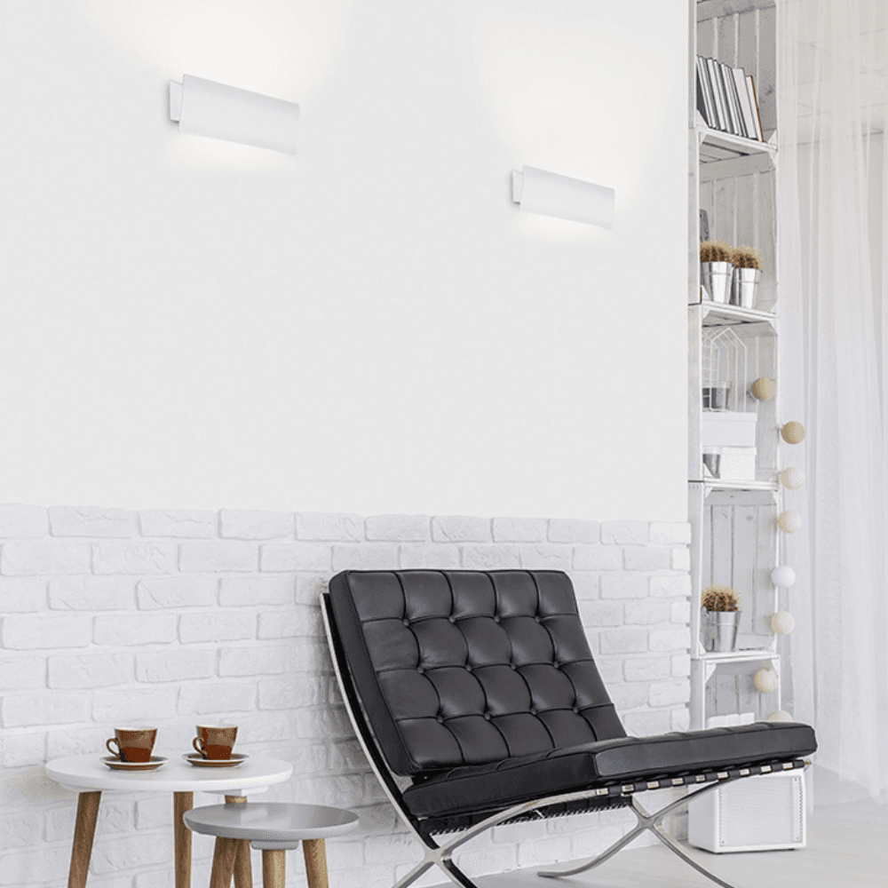 Wonda 1 Light Wall Light in White-img-1