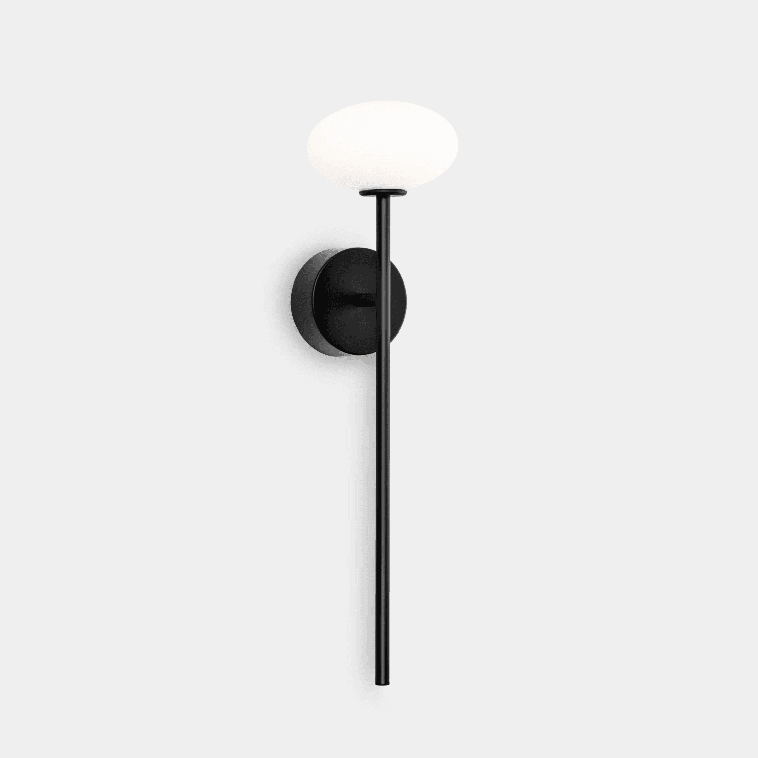 Koko Glass Wall Light in Black-img-3