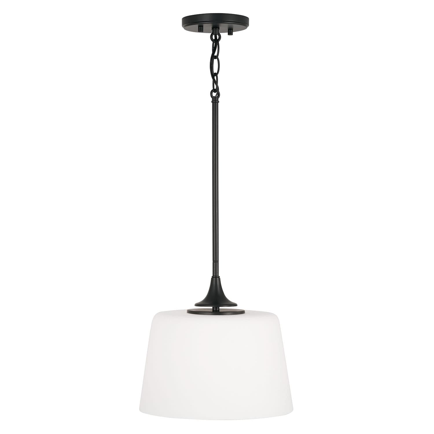 Clack 1 Light Semi-Flush in Matte Black-img-4