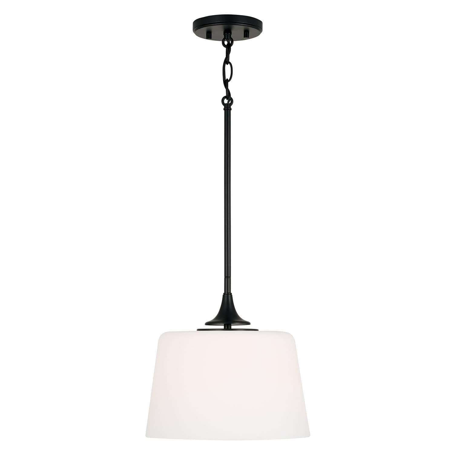 Clack 1 Light Semi-Flush in Matte Black-img-5